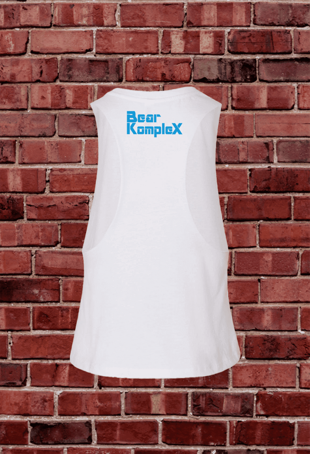 "BKX" Rock On Crop with brick background