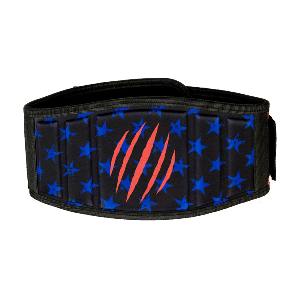 BKX - Strength Belt w/ 6" back for added support Stars