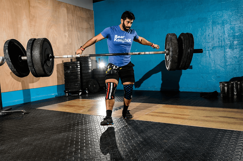 Dropping weights after completing lift