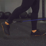 Resistance Bands on the legs