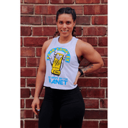 "BKX" Rock On Crop Front View