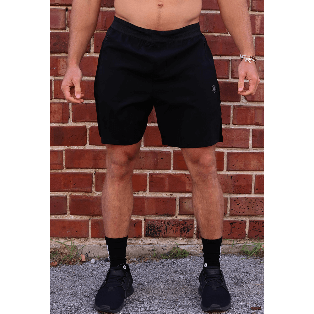 close up of Black Casual Shorts