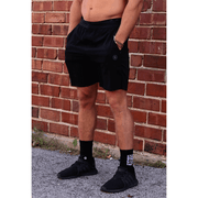 Showing Black Casual Shorts sideview