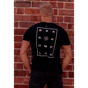 Black Urban Unisex  V-Neck back view