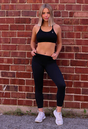 BKX Mesh Leggings woman wearing leggings
