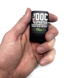 Hand showing size of Combat Ready ointment 