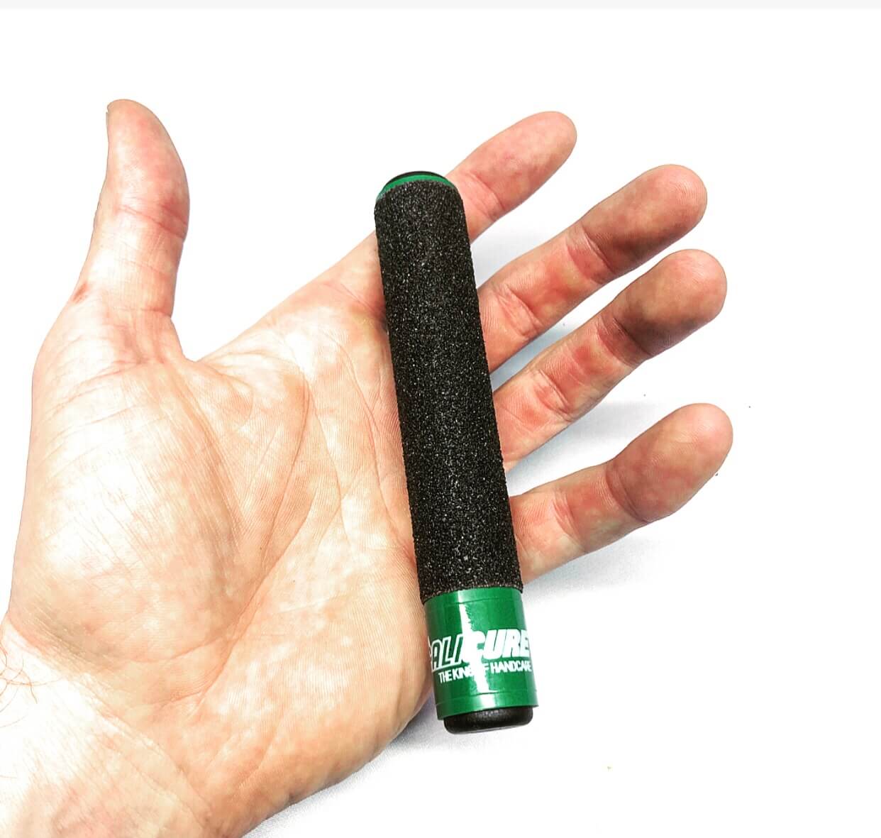 Showing CALICURE Callus Stick on the hand