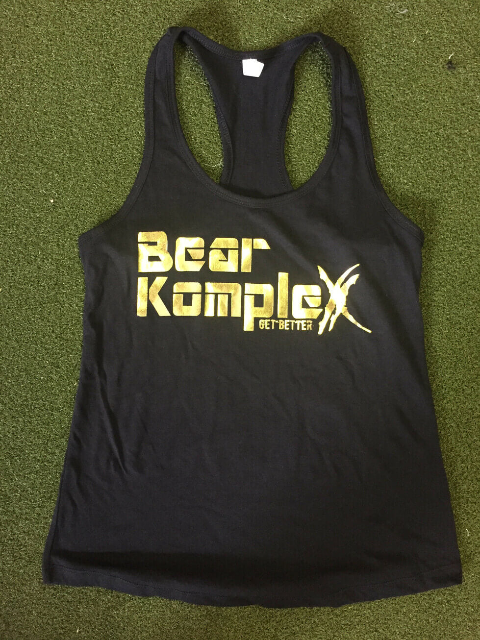 Black and Gold tank top