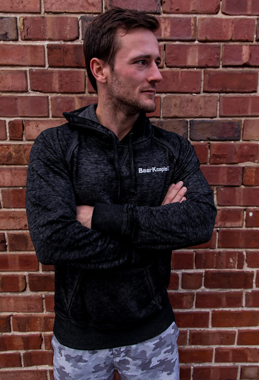 Black Zen Hoodie front view