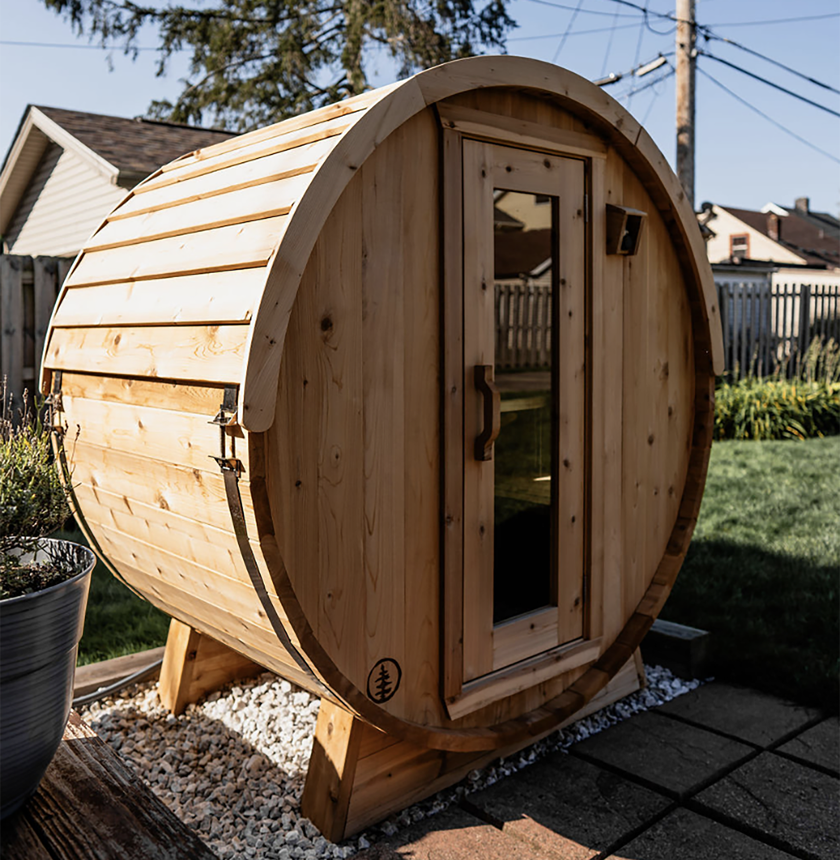 Bear Komplex The Eddy Barrel Sauna - Thumbnail 3