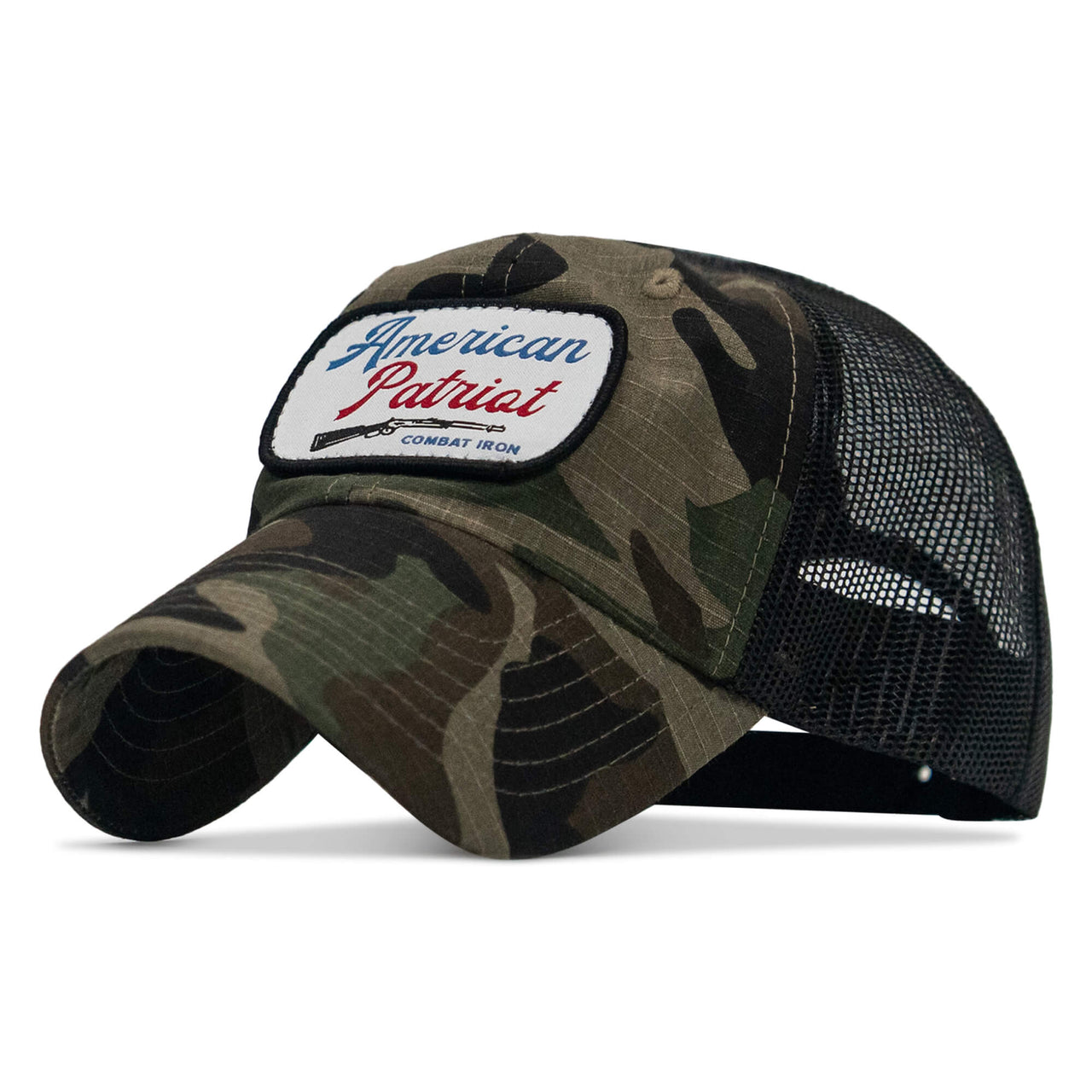 American Patriot Patch Tactical Ripstop Mesh Snapback Hat