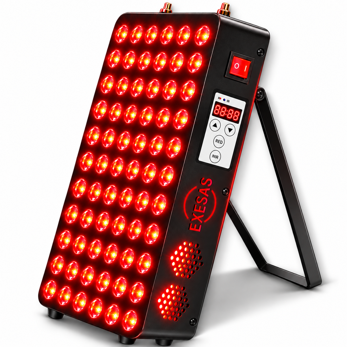 EXESAS 80 LED, 400W Dual-Chip, Red Light Therapy Device for Full Body 660nm & 850nm Infrared LED Panel for Beautiful Skin, Weight & Pain Management