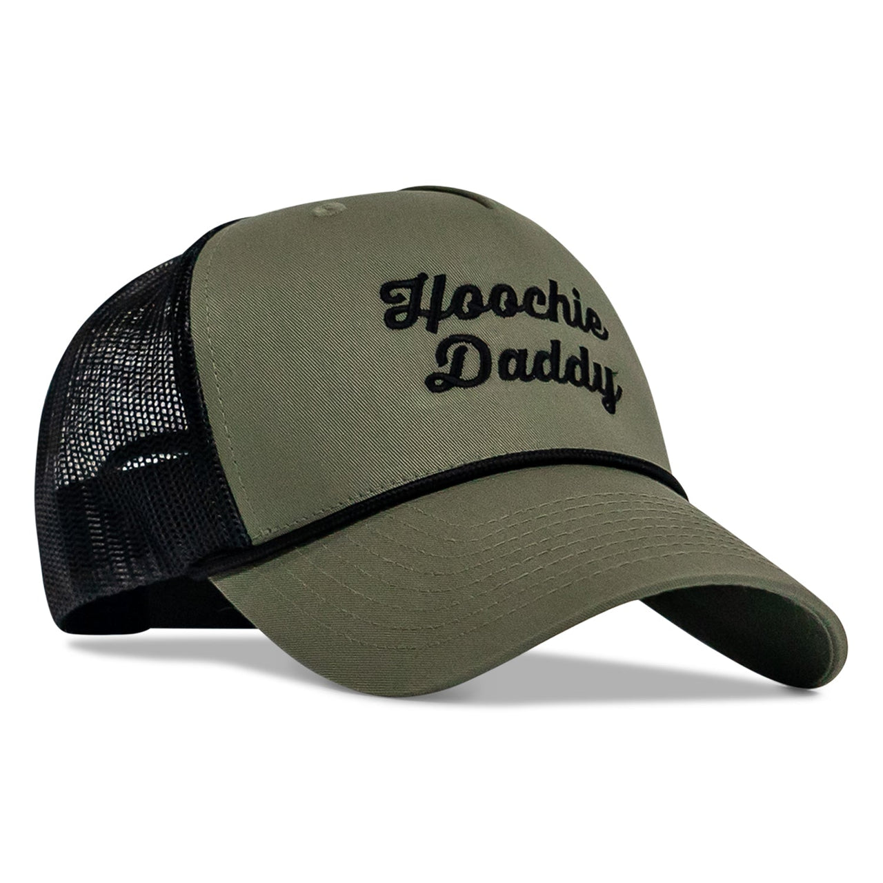 Hoochie Daddy Script Rope Snapback Hat