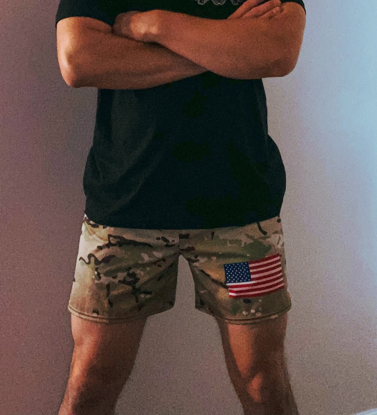 TF America – Men's American Flag Training Shorts