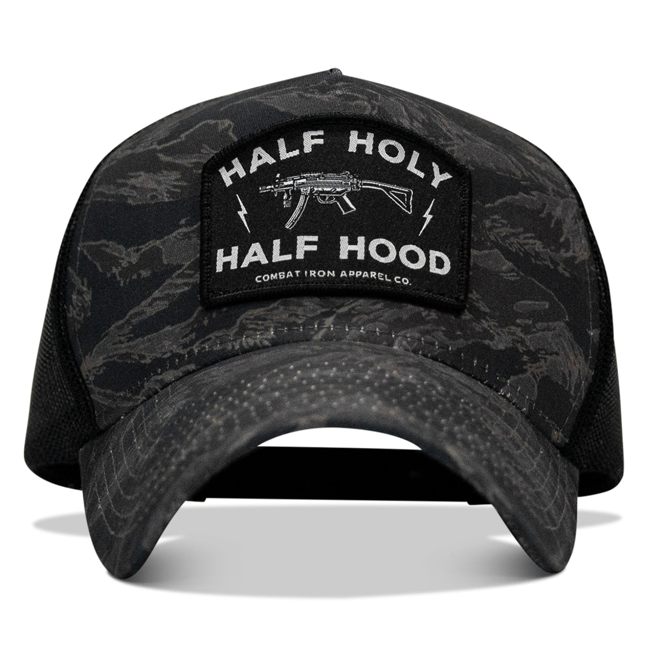 Half Holy. Half Hood Patch Five Panel Breacher Snapback Hat