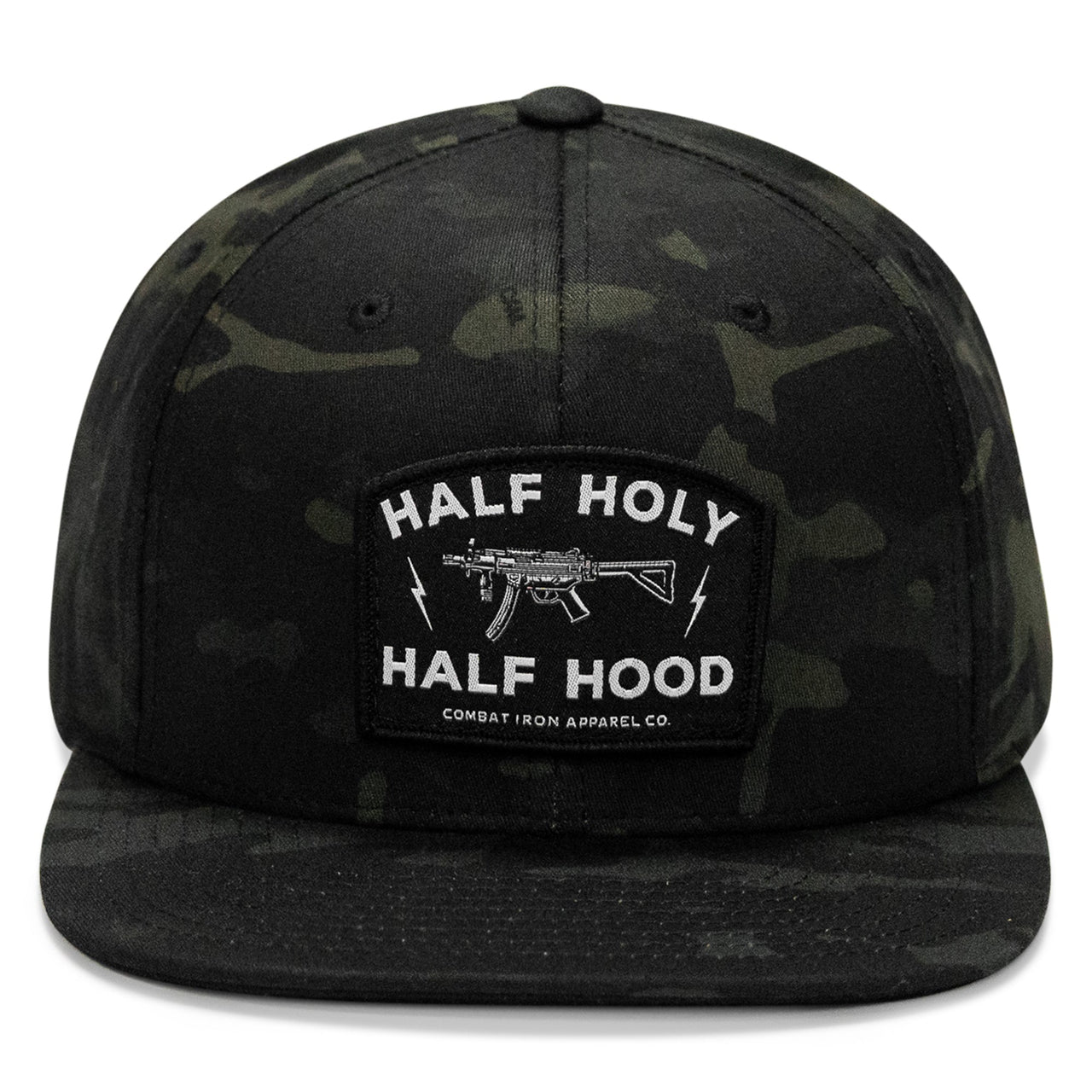 Half Holy. Half Hood. Flatbill Hat