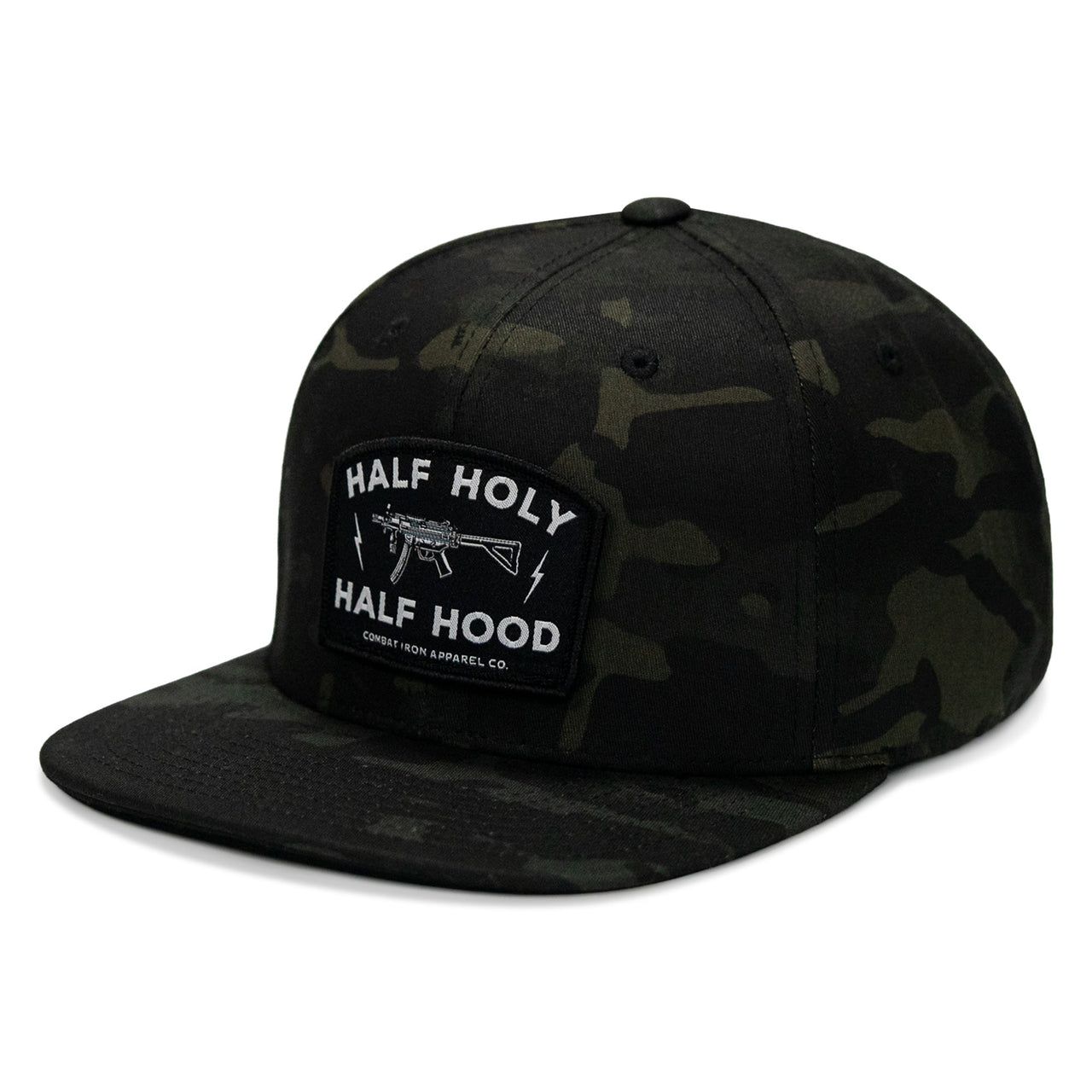 Half Holy. Half Hood. Flatbill Hat