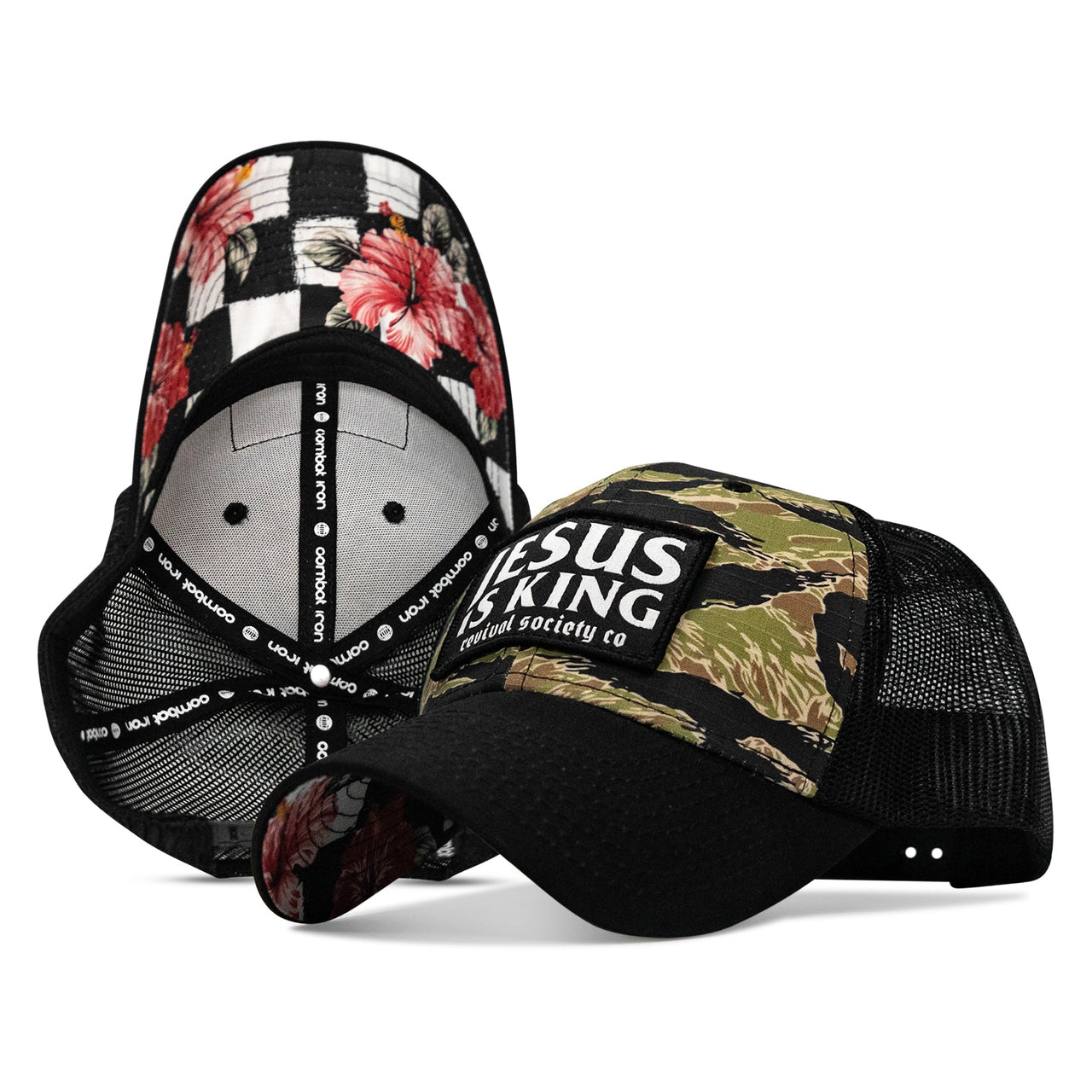 Jesus Is King Patch Original Ripstop Snapback Hat