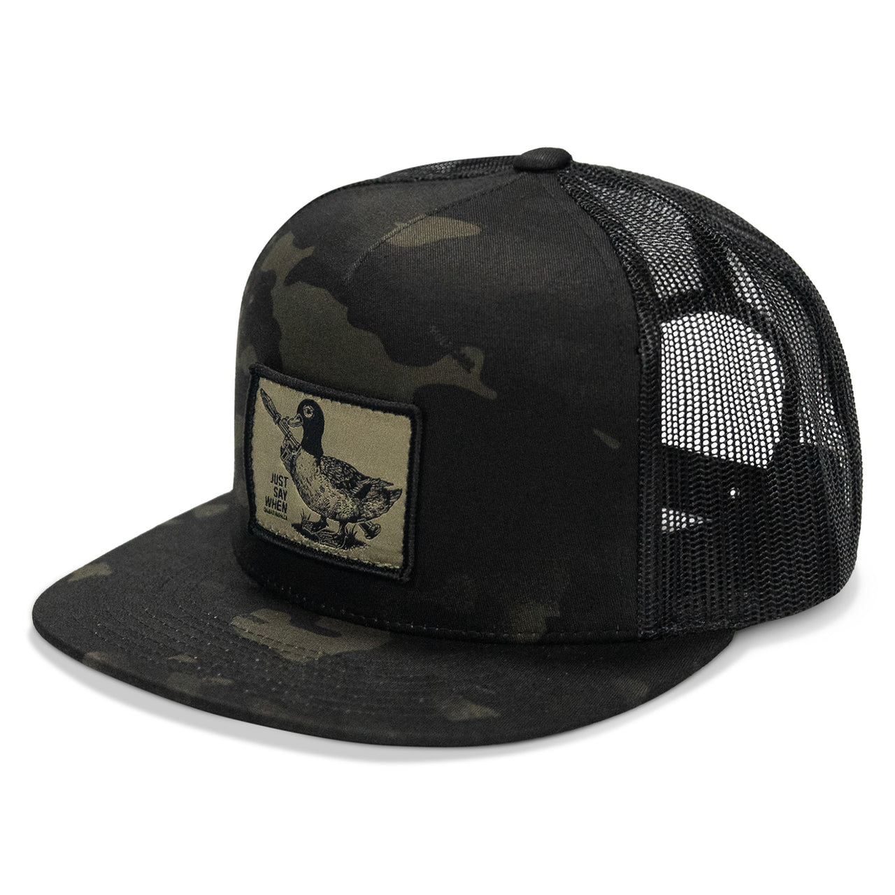 Just Say When Patch Flatbill Hat