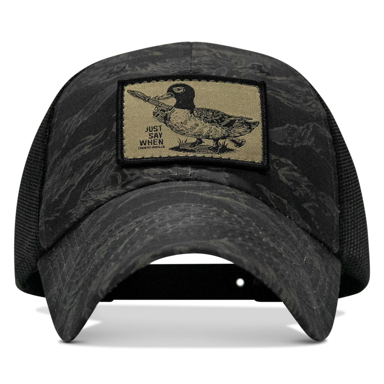 Just Say When Patch. Tactical Ripstop Mesh Snapback Hat