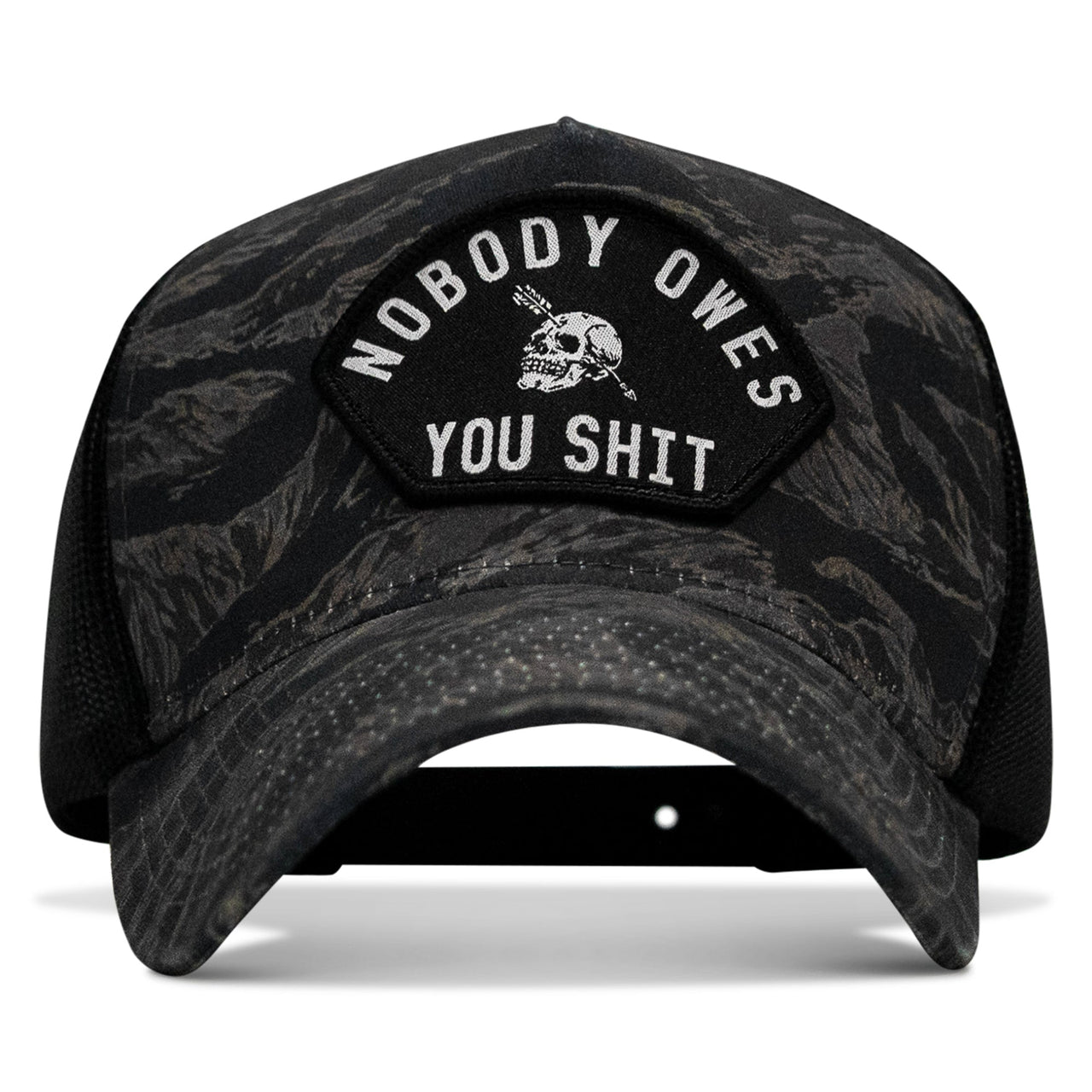Nobody Owes You Shit Patch Five Panel Breacher Snapback Hat