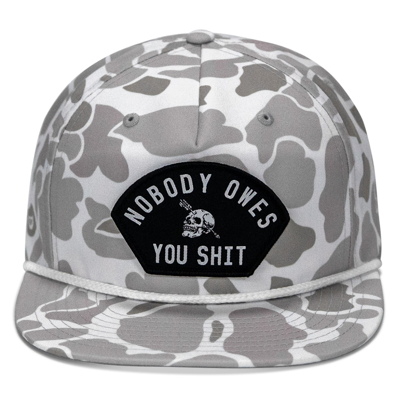 Nobody Owes You Shit Patch Flatbill Hat