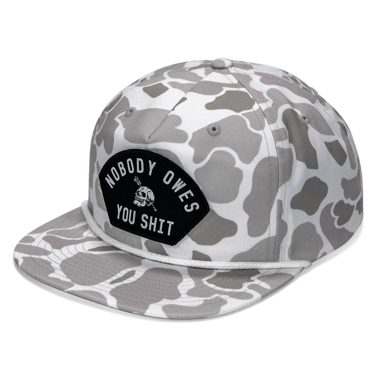 Nobody Owes You Shit Patch Flatbill Hat