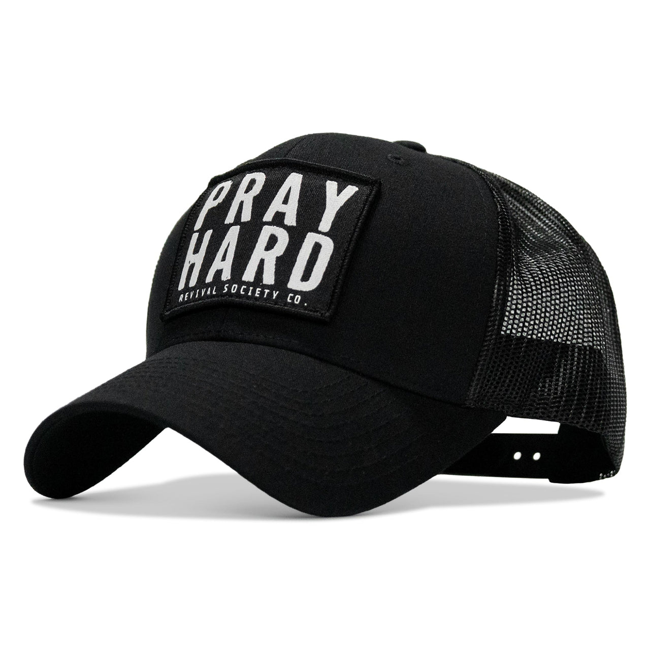 Pray Hard Patch Snapback Hat