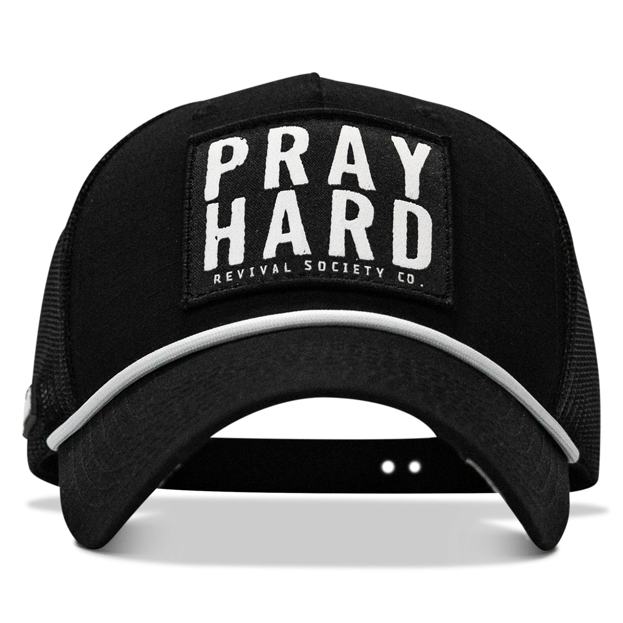 Pray Hard Patch Rope Snapback Hat