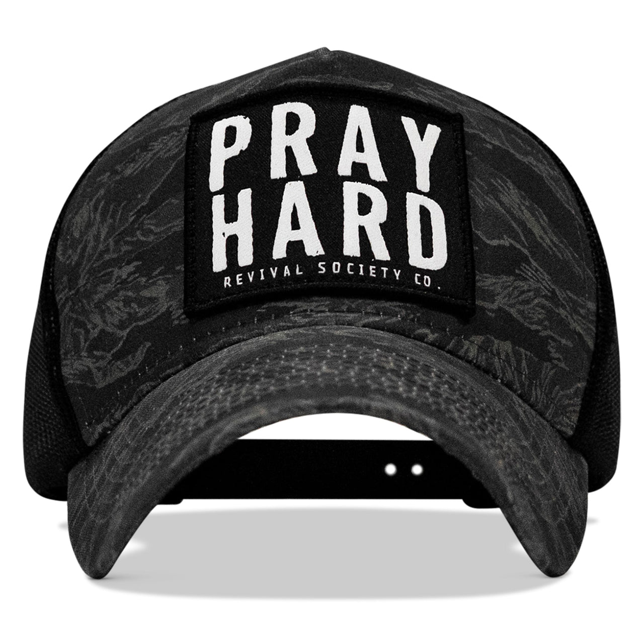 Pray Hard Patch Five Panel Breacher Snapback Hat