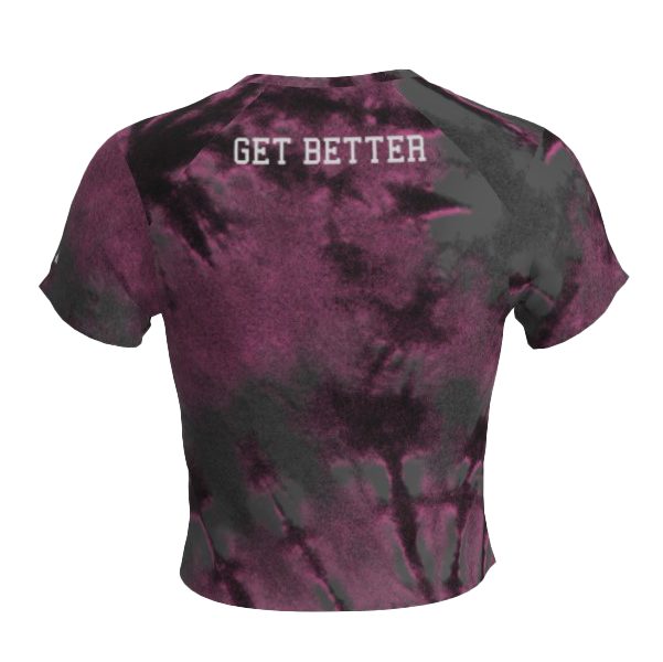Pink Tie Dye Crop