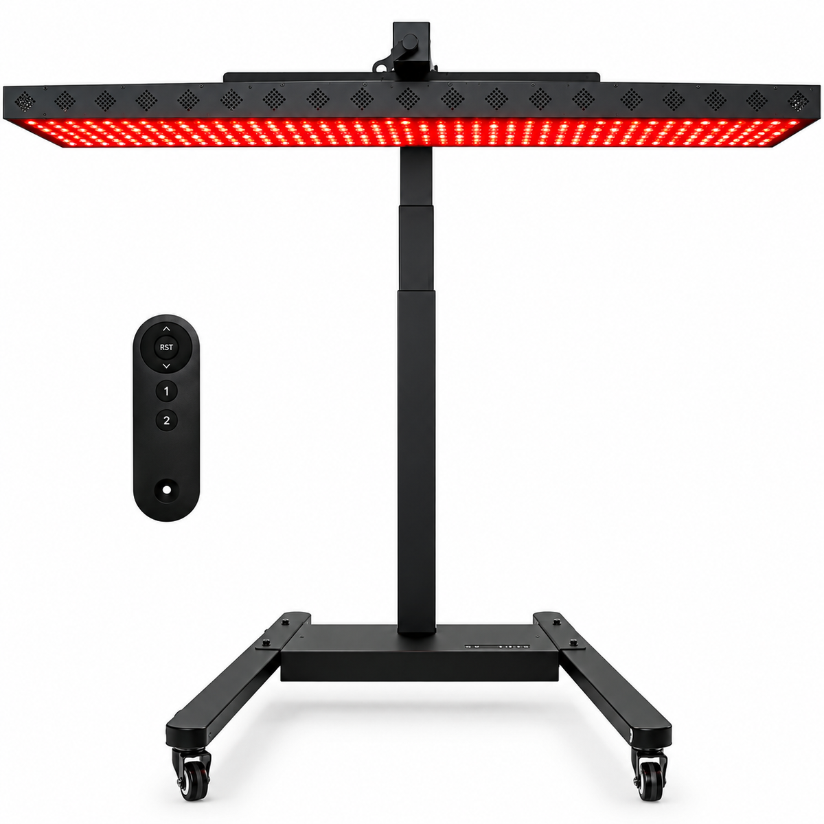 Horizontal/Vertical Powered Automatic Rolling Stand for EXESAS Red Light Therapy Panels, Auto Height Adjustment, (Panel Sold Separately)