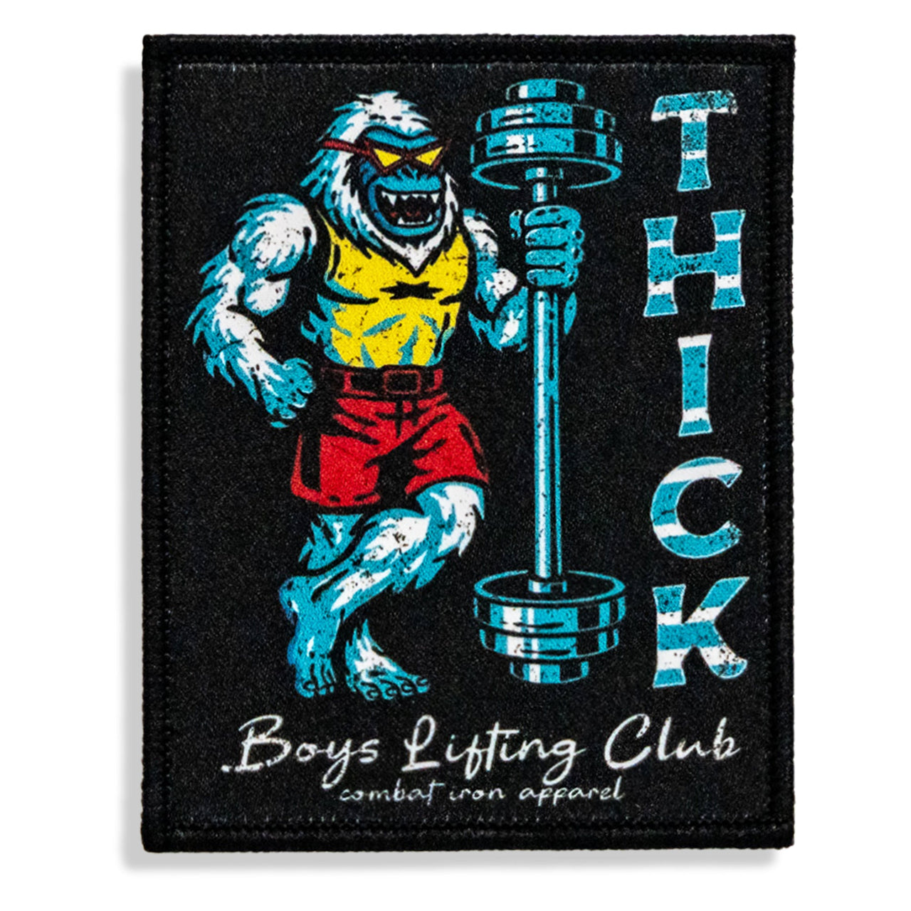 Thick Boys Lifting Club Velcro Patch