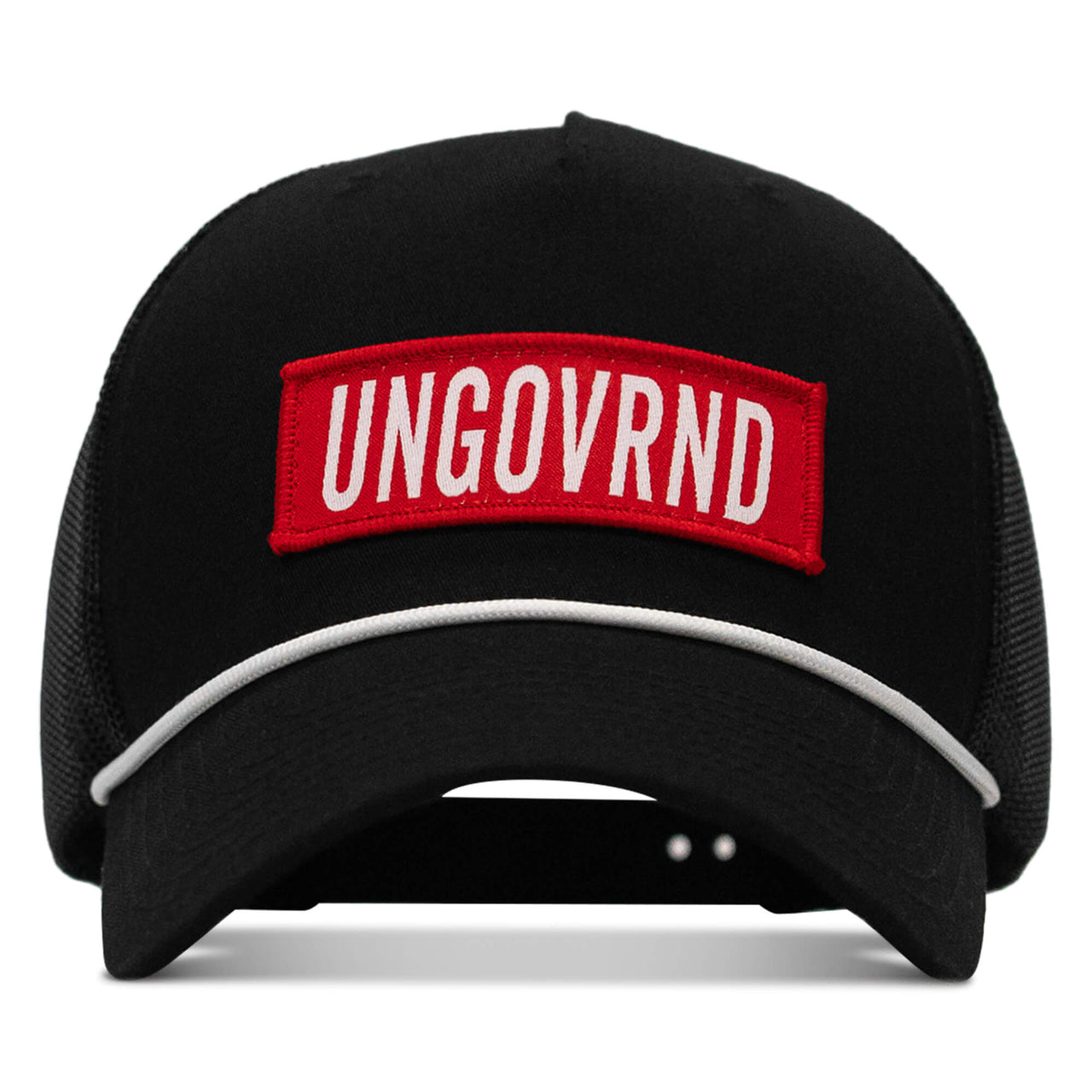 Ungovrnd Red Patch Rope Snapback Hat