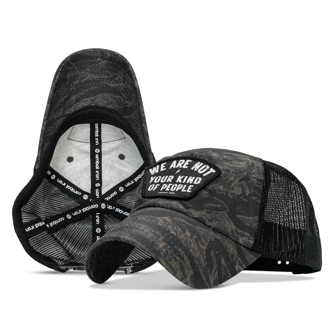 We Are Not Your Kind Of People Patch Tactical Ripstop Mesh Snapback Hat
