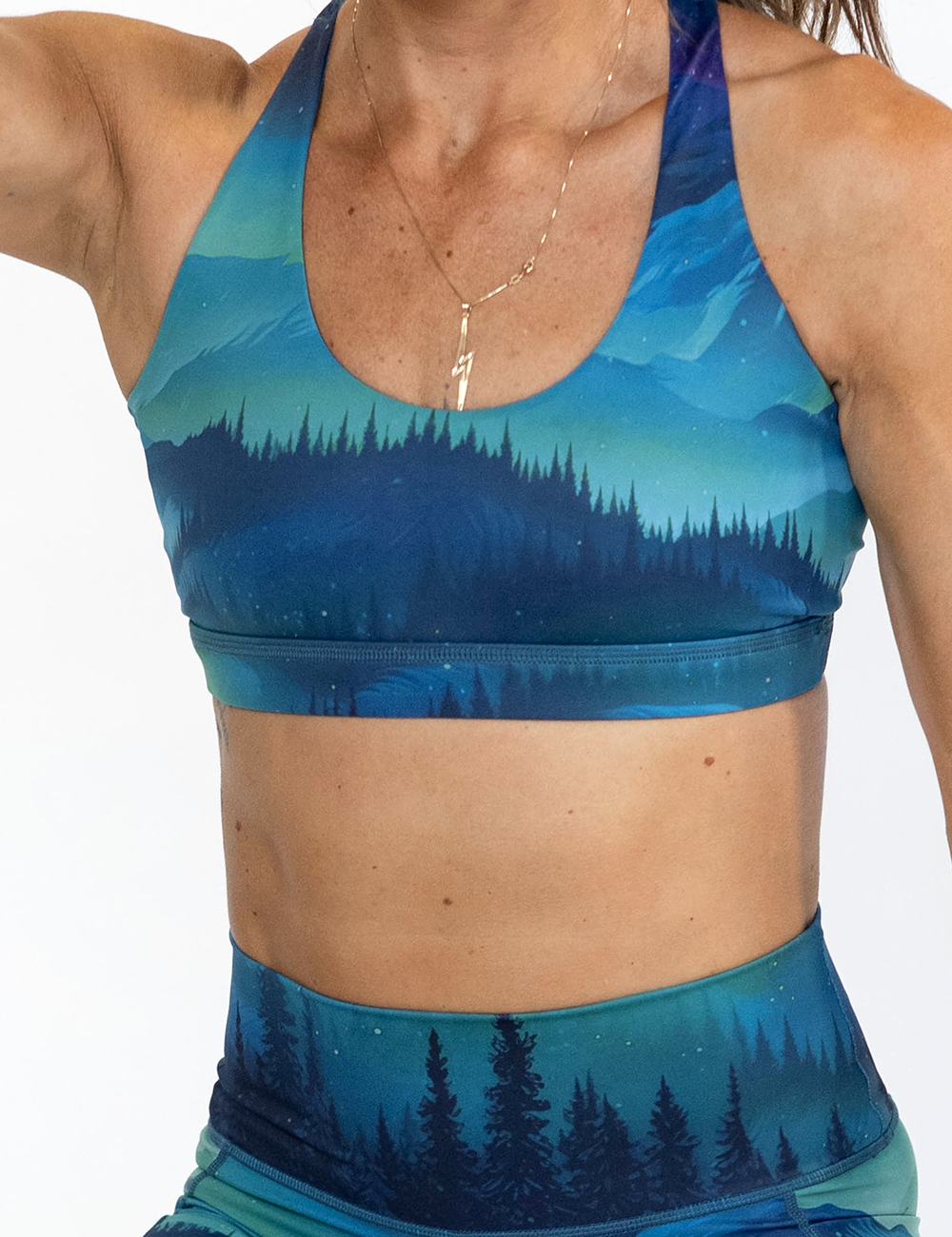 Butterfly Back Bra | Aurora Borealis