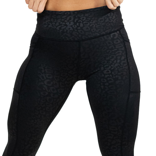 Black Leopard Leggings