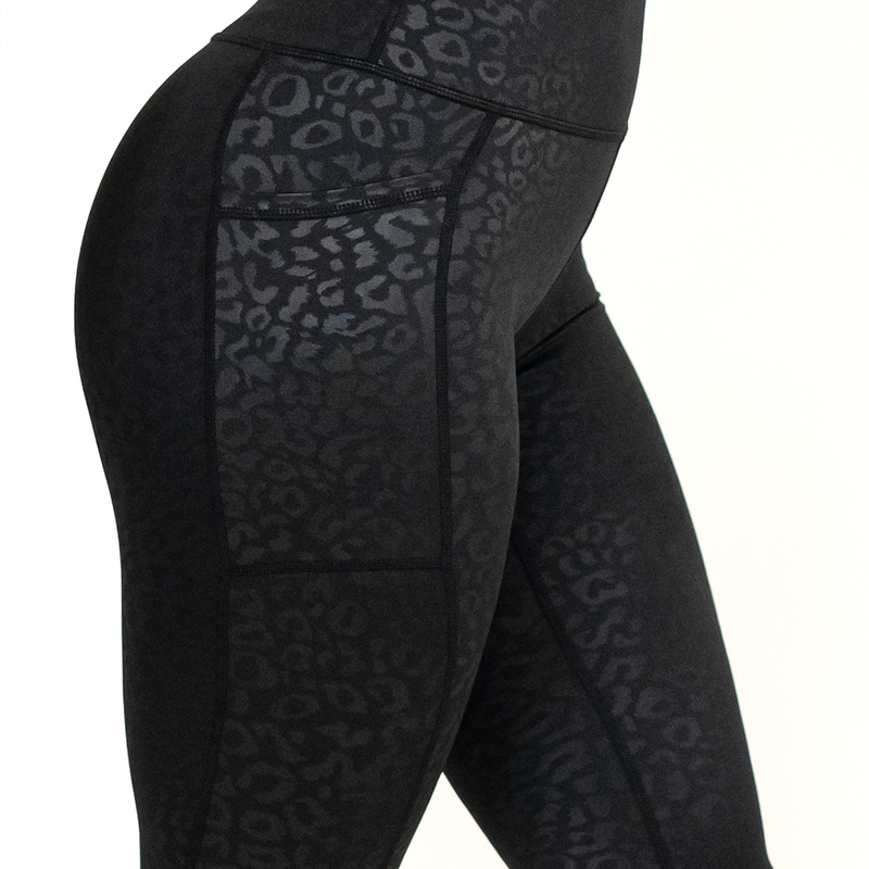 Black Leopard Leggings