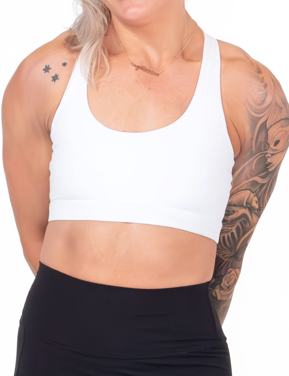 Butterfly Back Bra | All White