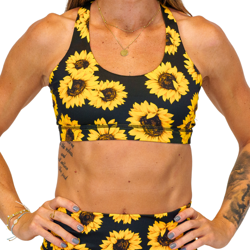 Butterfly Back Bra | Sunflower
