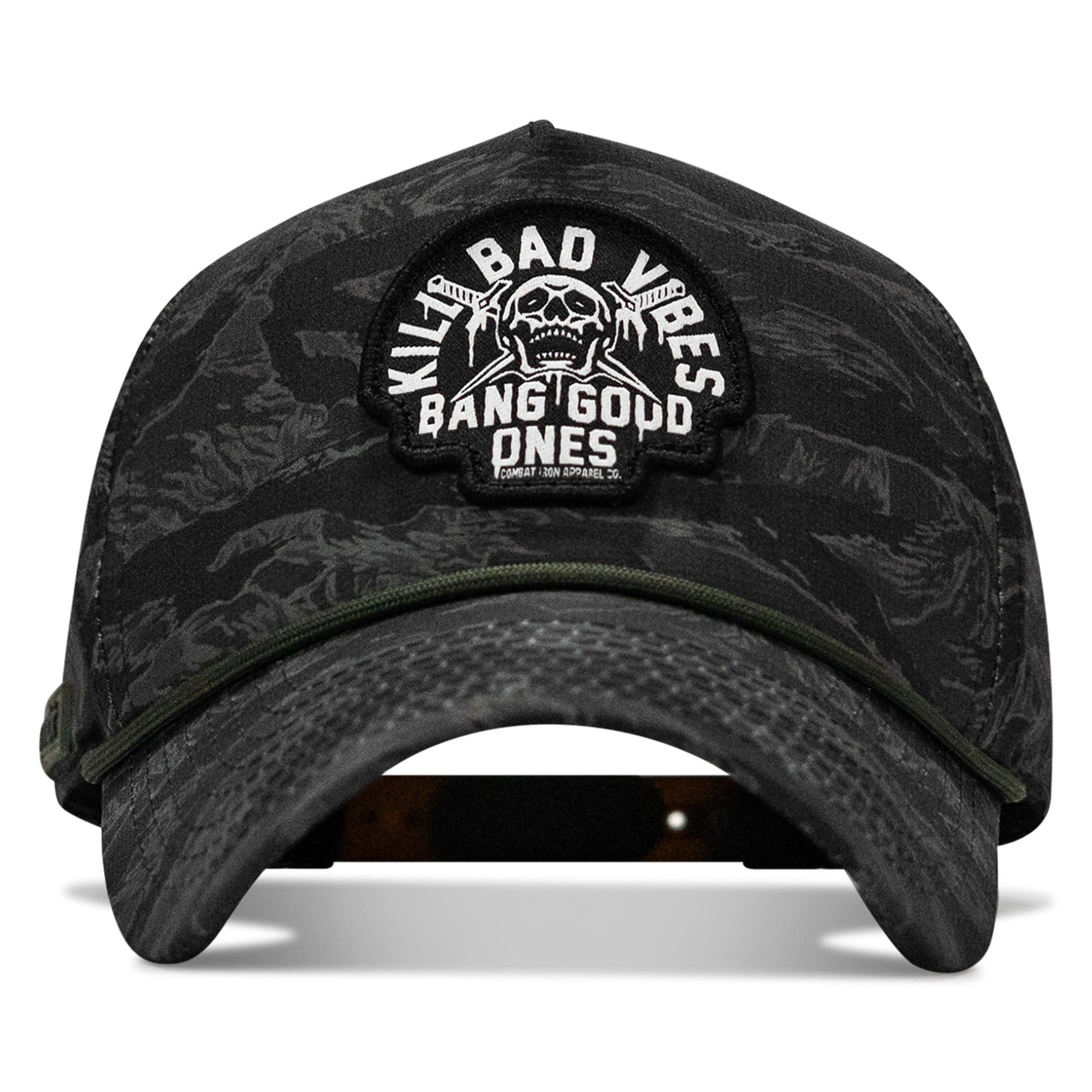 Kill Bad Vibes Skull Patch Weekender Snapback