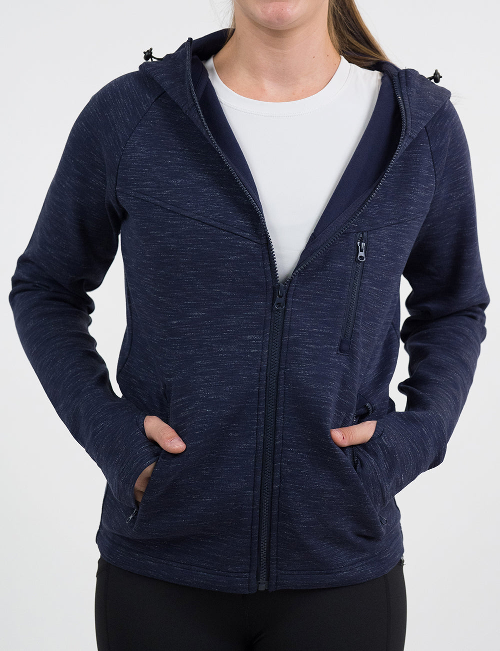 Rest Day Zip Up Sweatshirt | Navy