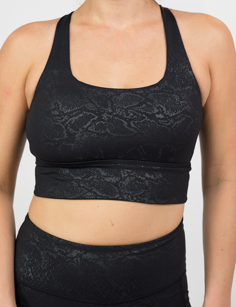 Longline Bra | Shadow Python