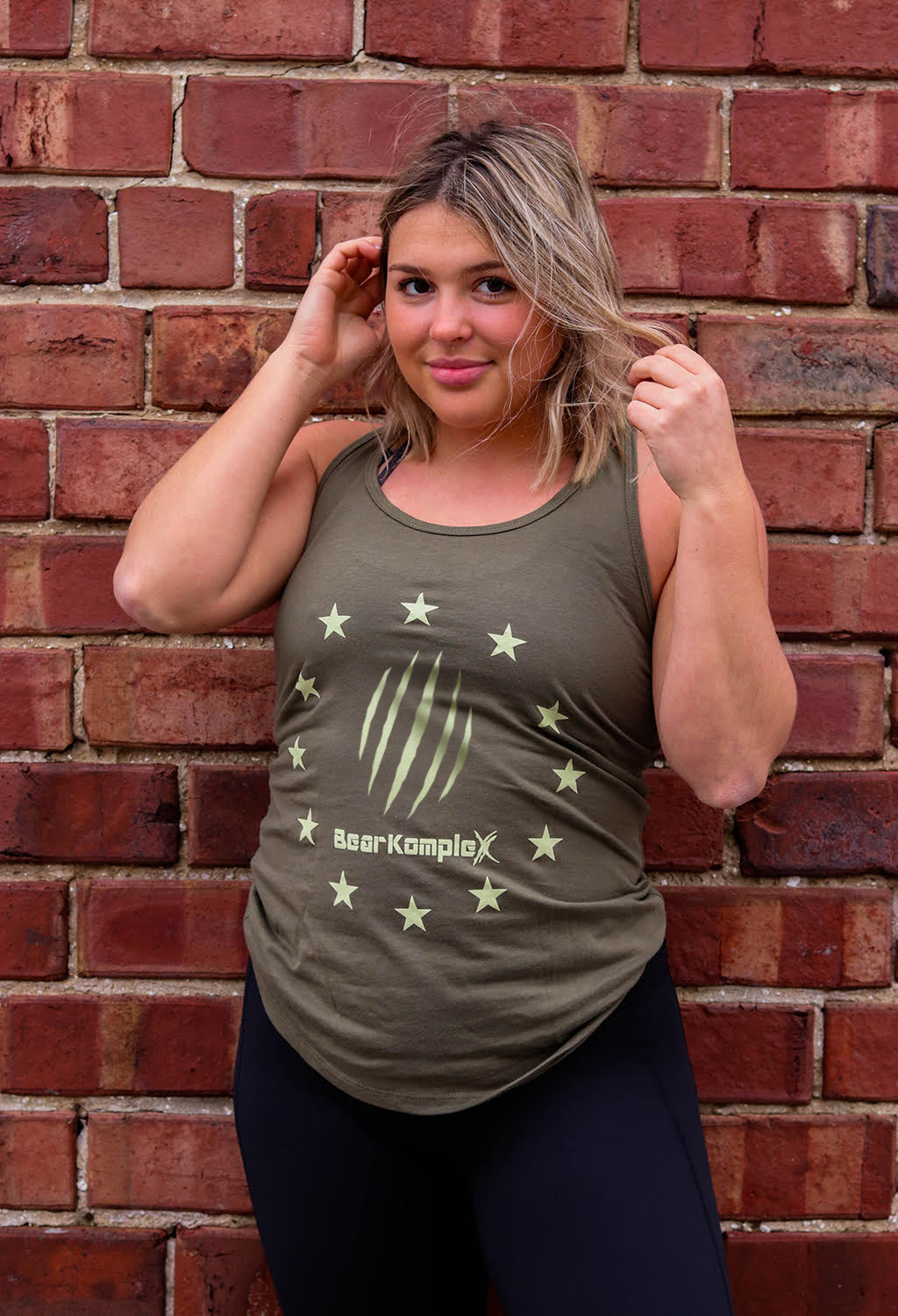 BKX Patriot Series Tank - Green/Sand