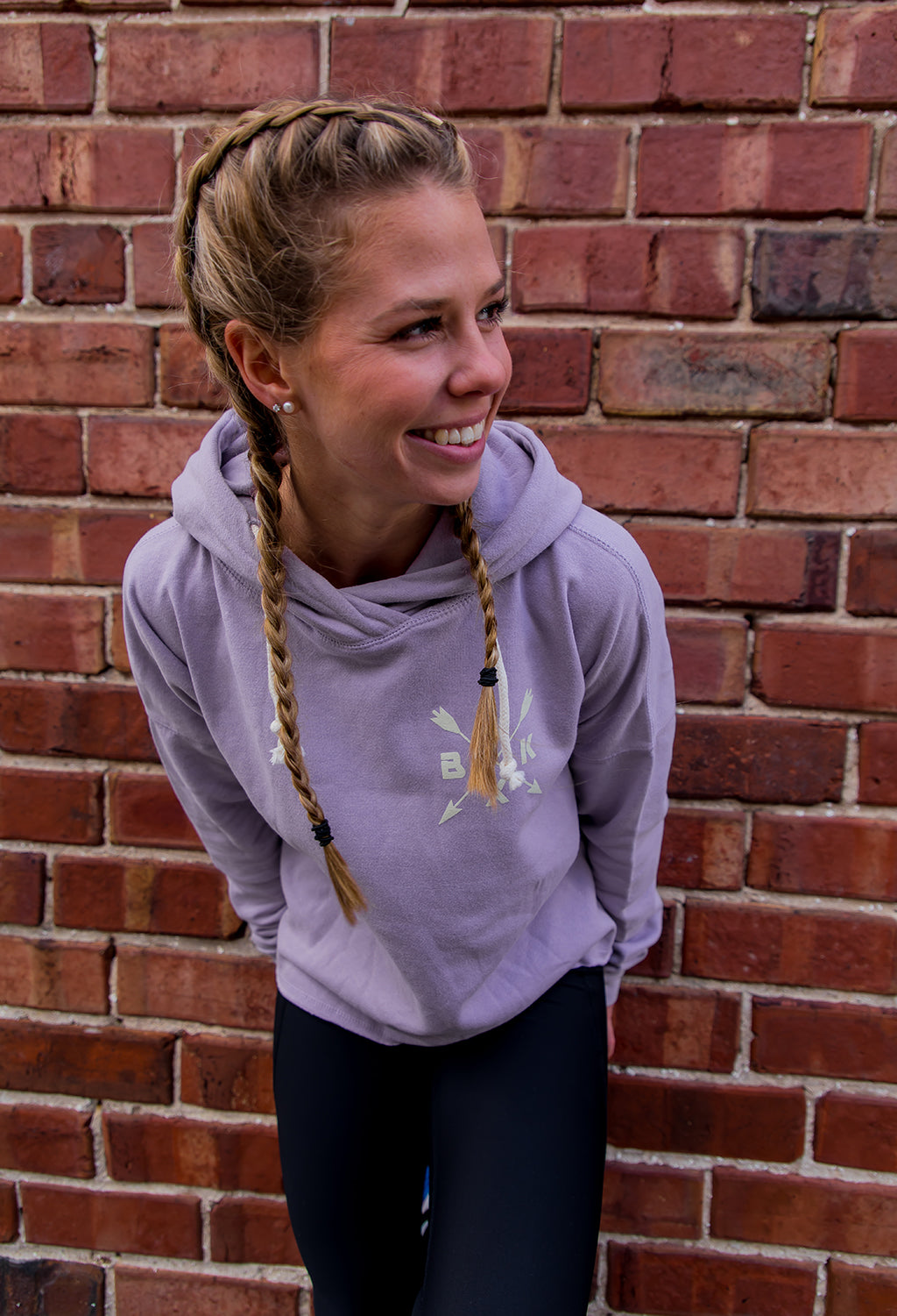 Lavender Lust Cropped Hoodie