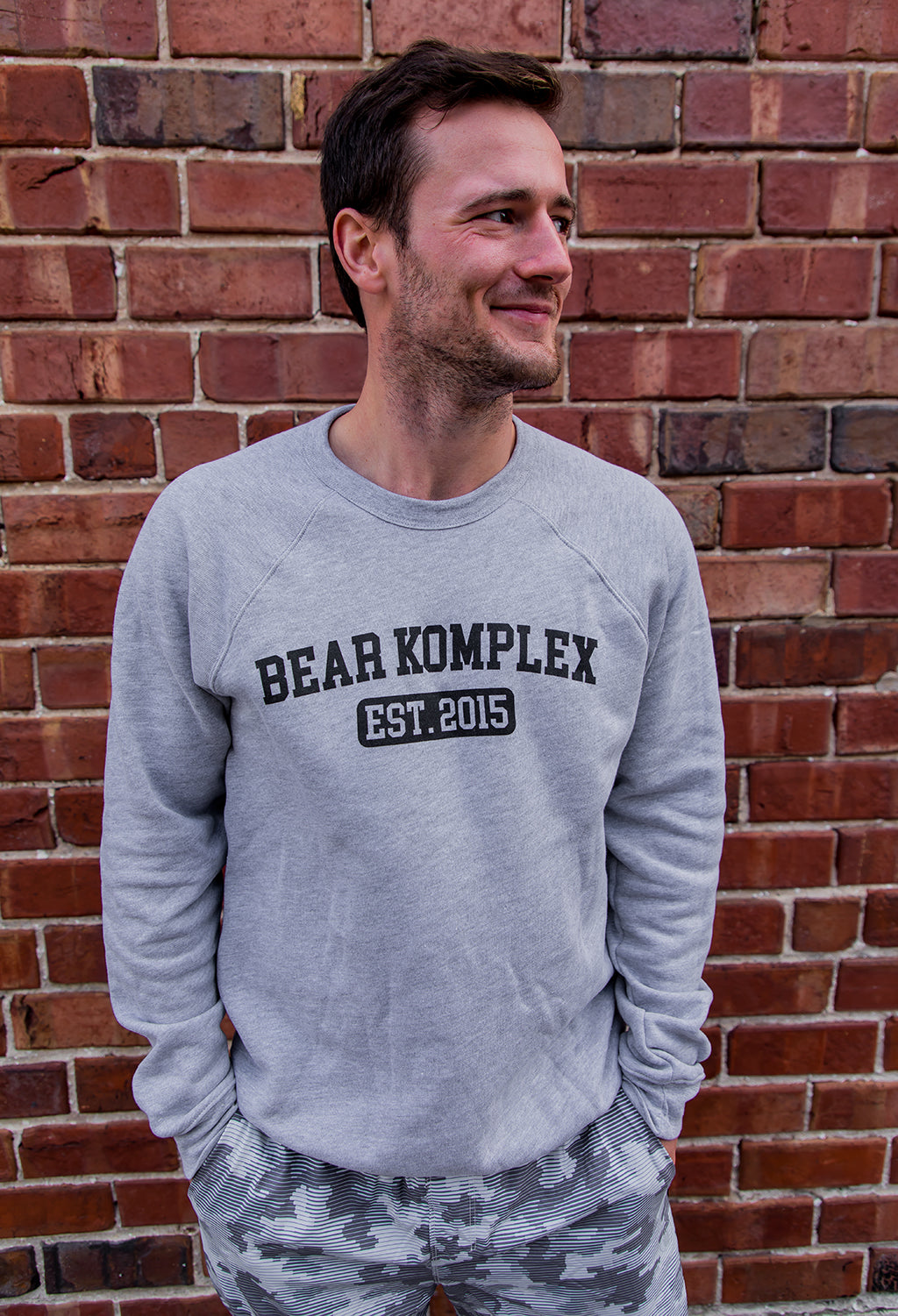 Vintage Grey College Crew