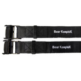 Bear KompleX Gymnastic Wood Rings Black Straps