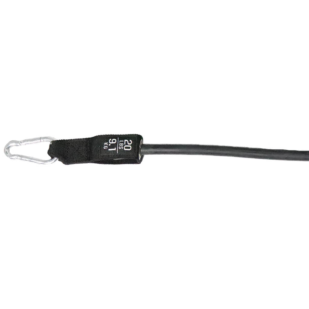 20lbs single black resistance band
