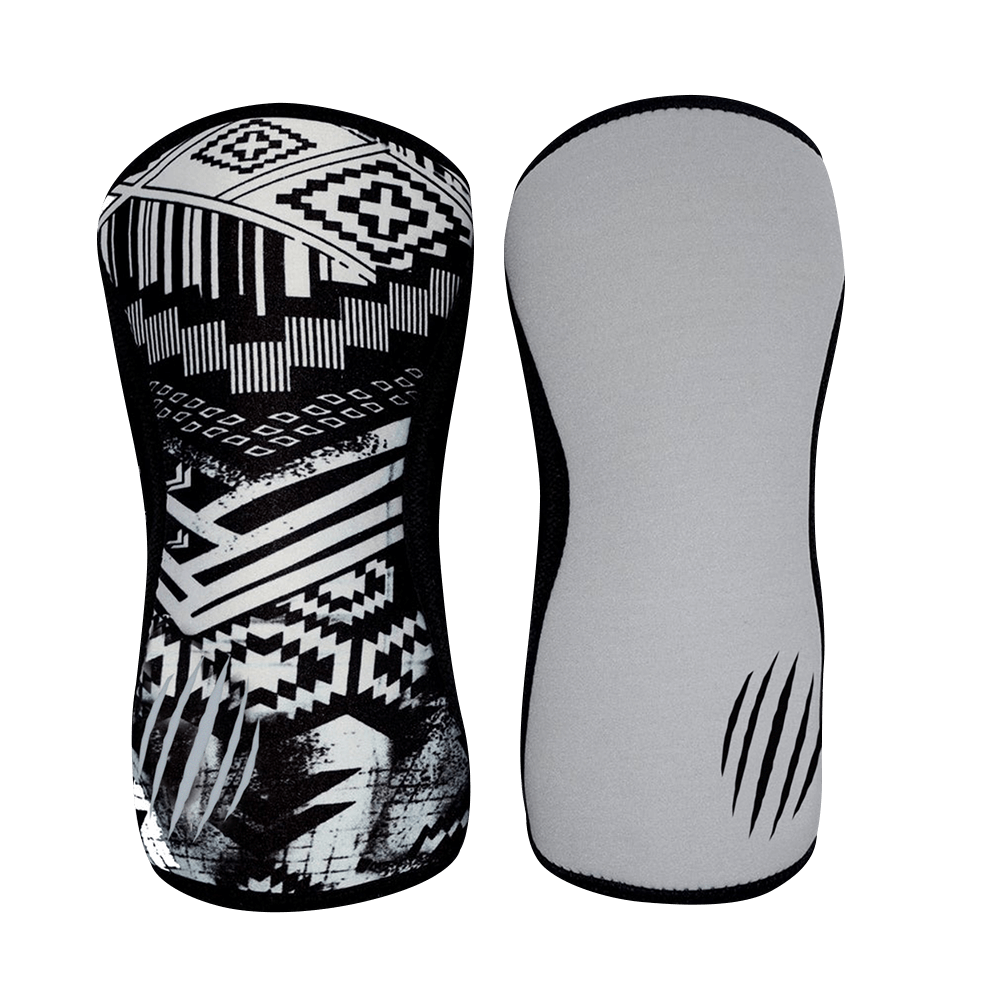 Bear KompleX Knee Sleeves - Aztec with REVERSIBLE Grey