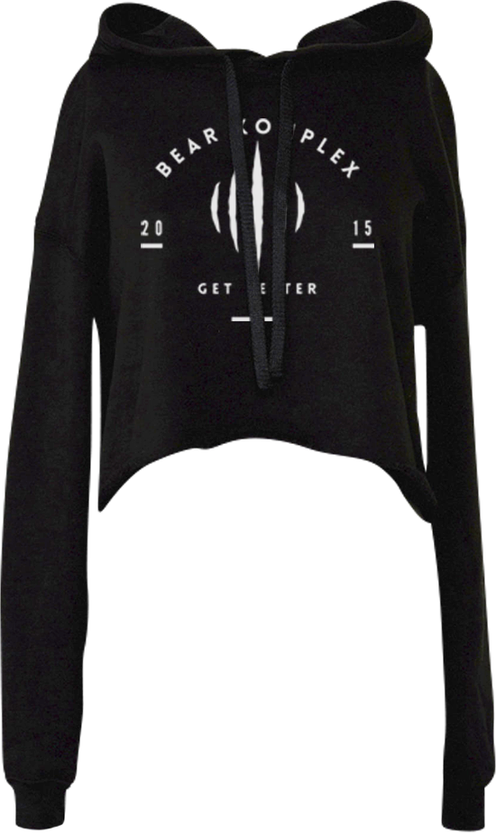 BKX Basic Cropped Pullover Hoodie